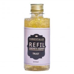 REFIL Sabonete Líquido com Glitter DOURADO – 250ml