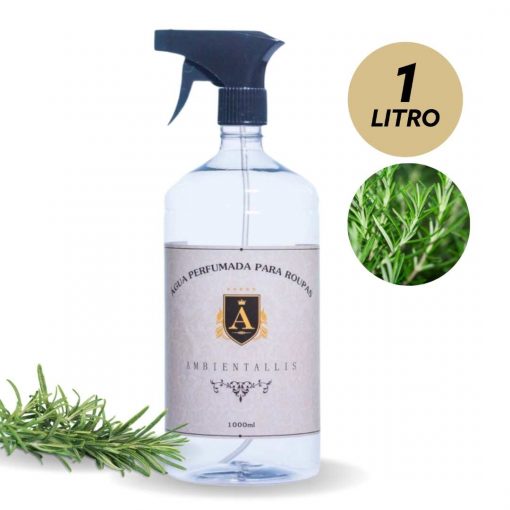 Água Perfumada ALECRIM - 1 Litro - Ambientallis Aromas